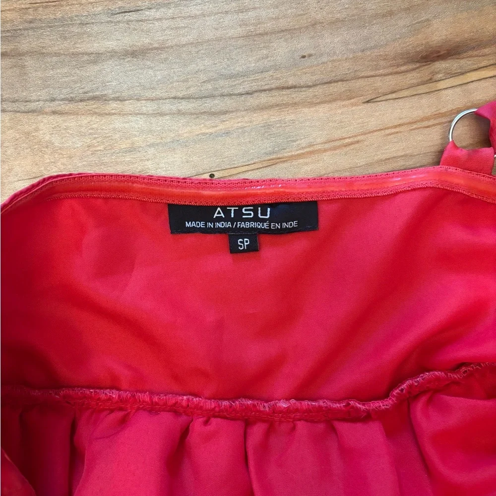 Anthropologie Atsu Bow Dress Small Petite - Picture 2 of 4